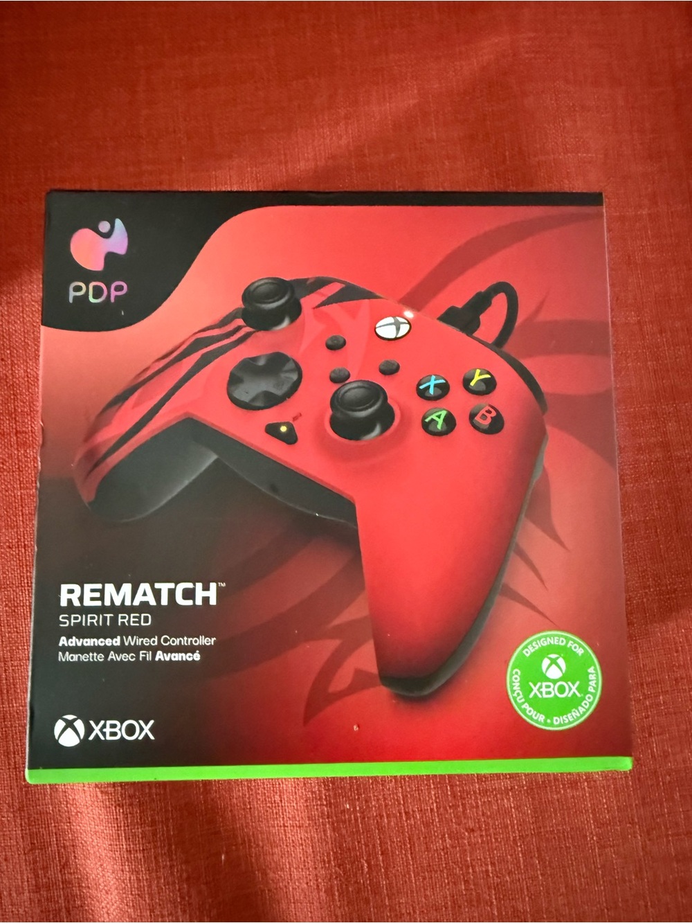 PDP Rematch Spirit Red Wired Xbox Controller
